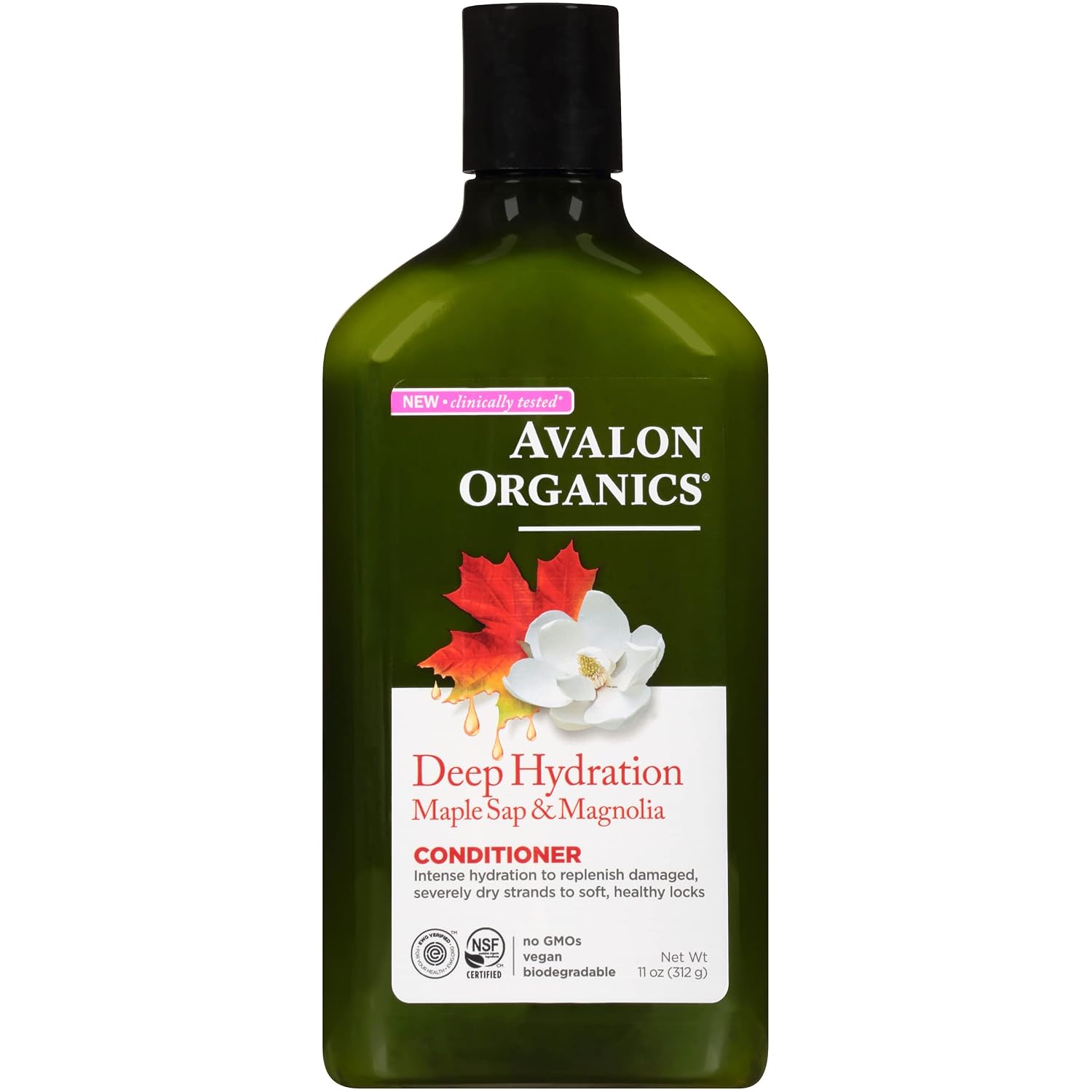 Avalon Organics Deep Hydration Maple Sap & Magnolia Conditioner, 11 Fl Oz
