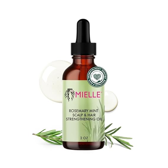 Mielle Organics Rosemary Mint Hair Oil with Biotin, 2 oz