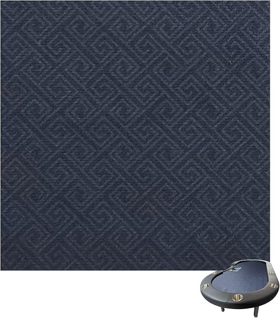 BALIKEN 108 X56 Inch Texas Holdem Felt Professional Grade Mat,Dustproof Professional Gambling Tablecloth,Washable and Ironable