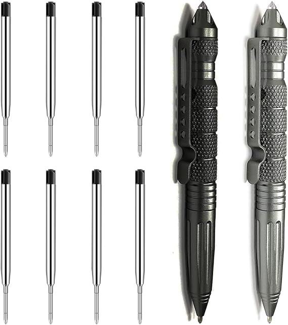 Origin-Joy 2 Pack AL01 EDC Tactical Pen Set with Tungsten Steel Tip (OJ094)
