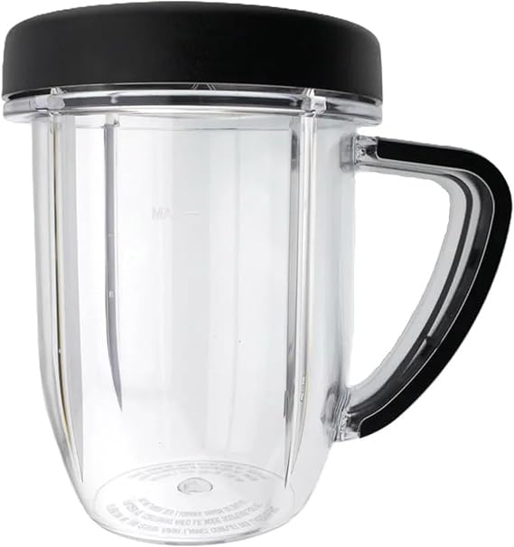 Blender Cup 30 Oz Replacement Cup Jar with Lip Ring Assembly, Compatible for Nutribullet RX 1700W NB-301, N17-1001, NBM-U0272 Blenders