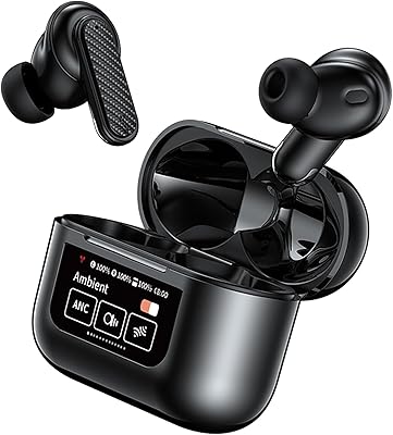 Wireless V5.4 Earbuds Compatible with Samsung Galaxy A54A42A35A23A16A15 5G UW Super ANC Noise Cancellation, Digital Display, IPX8, 48Hr Use, 300mAh PowerBank 100Day Standby Case