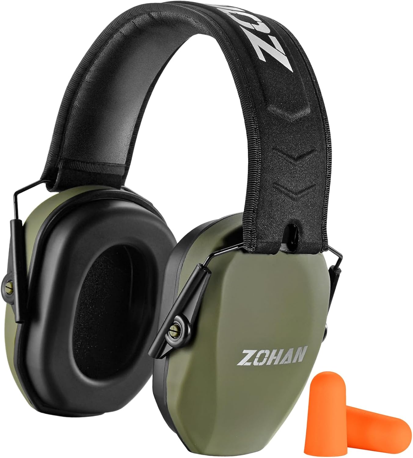ZOHAN EM018 Shooting Ear Protection Noise Cancelling Safety Muffs NRR 27dB, Hearing Protection for Shooting, Hunting, Mowing