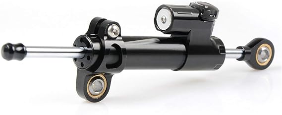 Motorcycle Accessories Damper Stabilizer Damper Steering shockproof For bajaj pulsar 200ns 200 NS/200 RS/200 AS All years(Color:Black black with box)