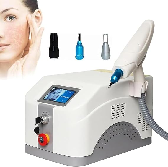 Eyebrow Tattoo Removal Machine, 3-In-1 Laser Removal Device with 532nm 1064nm, Carbon Black Doll For Stubborn Pigment, Tattoos, Blackhead Removal, Skin Brightening, For Salons And Home Use