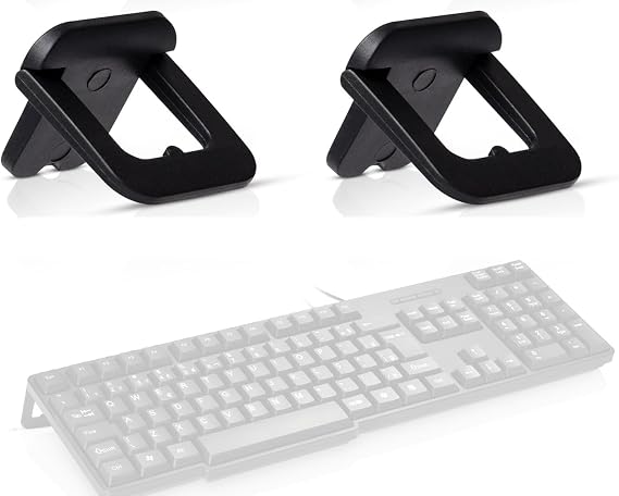 Mini Universal Keyboard and Laptop Stand for Logitech K120 G910 G810 G610 G PRO Keyboard (Universal Keyboard Stand Feet Legs) Black