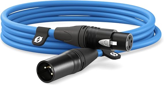 RODE XLR-3 Premium XLR Kablo (3 m, Mavi)
