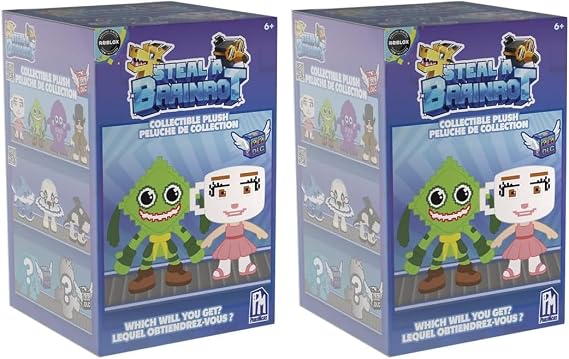 Mystery Collectible Plush -Assortment - Series 1 - Includes DLC Codes Redeemable on Roblox - Officially Licensed Mystery Collectible Plush by PhatMojo (Pack of 2)