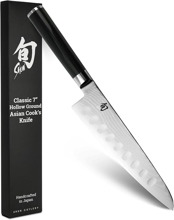 Shun Classic 7" Hollow Ground Asian Cook's Knife