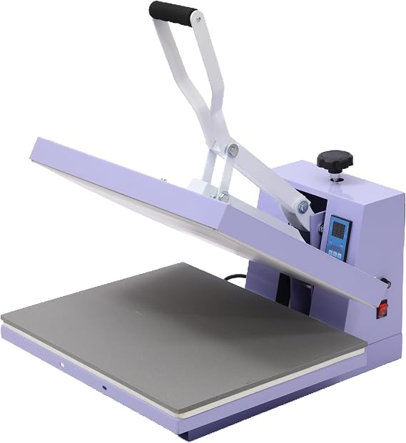 16x24 Heat Press, Digital Professional Press Machine, Fast Heating, Industrial Quality with Adjustable Pressure Industrial Digital Heat Transfer Machine for T-Shirt, Purple