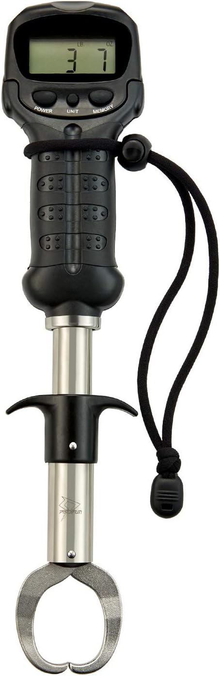 Piscifun Fish Gripper with Digital Scale, 60LB Stainless Steel