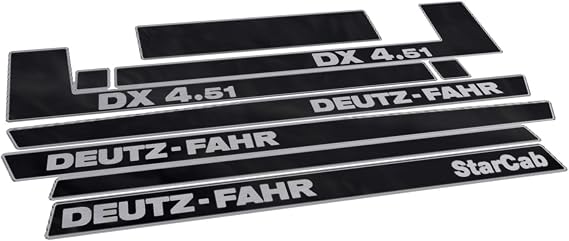 Deutz FAHR DX 4.51 Aftermarket Replacement Decal (Sticker) Set