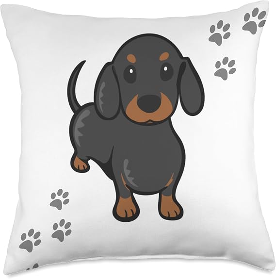 Perro salchicha Throw Pillow