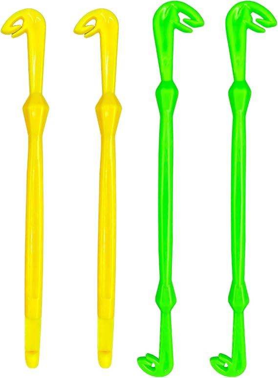 Knot Tier, 4 Pcs Loop Tyer Tool Hook Disgorger Fast Knot Tying Tool Fishing Detacher Device for Fly Fishing