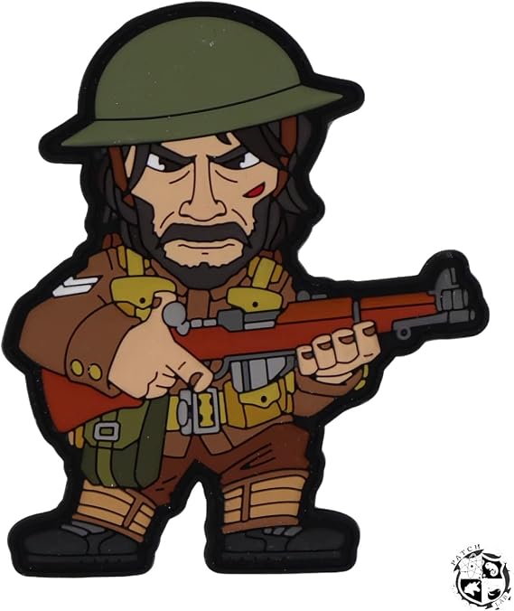John Hitman #10 WW2 British Soldier PVC Morale Patch