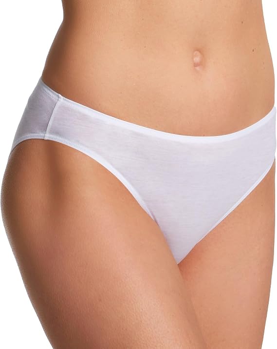 HANRO Women's Ultralight Bikini Panty, 71818, White, M