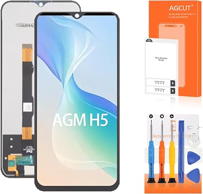 for AGM H5H5 Pro Screen Replacement for AGM H5 LCD Display Digitizer Touch Screen Assembly Repair Parts Black No Frame