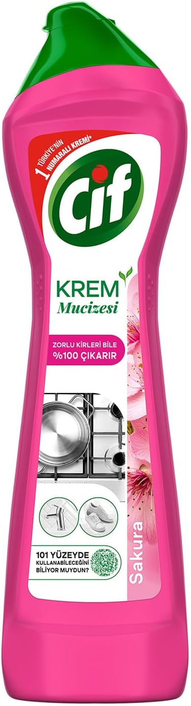 Cif Cream Miracle Sakura Perfumed Surface Cleaner 500 ml