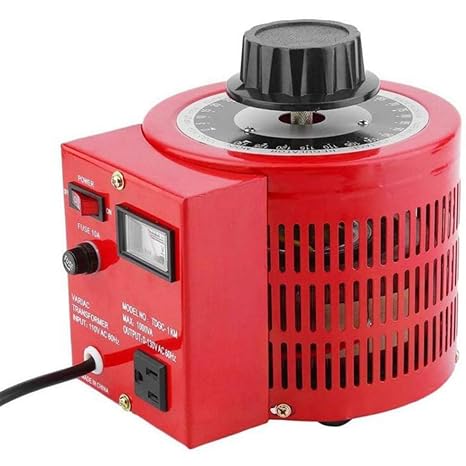 Variable Transformer AC Voltage Regulator 500VA-3000VA with Built-in Copper Coil for Power Supply