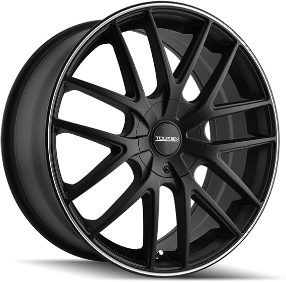 TR60 16x7, Bolt Pattern: 5x100/4.5, Offset: 42, MATTE BLACK/MACHINED RING, set of 1