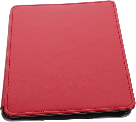 Paperwhite Case for E-Reader Protector Cover Leather Elegant Design Red