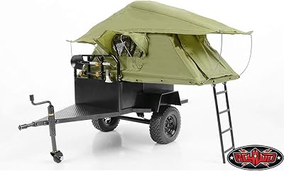 RC4WD Z-H0007 Bivouac 110 M.O.A.B Camping Trailer with Tent