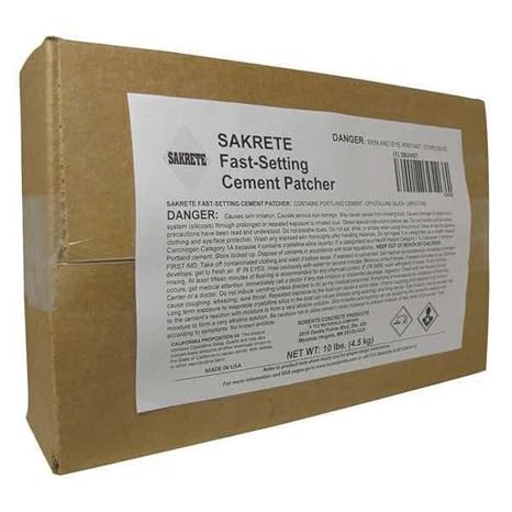 Sakrete Fast Setting Cement Patcher (10 Pound, Box)
