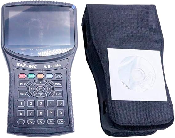 Satlink WS6966 Satellite Finder Meter MPEG4 DVB-S2 Meter Satlink WS-6966 HD Satellite Finder