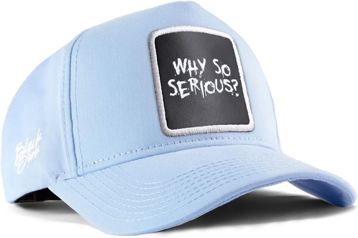 Why So Serious Logolu Buz Mavi Beyzbol Şapka