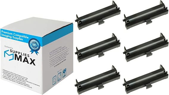 Compatible Replacement for Sharp EL-1196/EL-1197/EL-2197/EL-2607/ER-1017/QS-2168/XE-1017 Black Ink Rollers (70145)