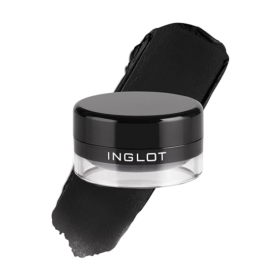 Inglot AMC Eyeliner Gel 77 Black 5.5 g | Precise application and intense colour with long-lasting wear; fragrance-free, alcohol-free; suits all skin types