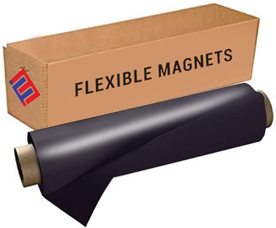 Black Dry Erase Chalkboard Magnet Sheet/Roll for Kitchen or Office, with White Magnetic Chalk Marker (4 in x 12 in)