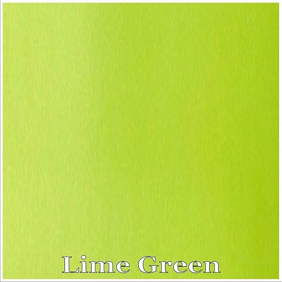 AR Latest Flat Bedsheet Plain Dyed Polycotton Smooth Fabric (Single, Lime Green)