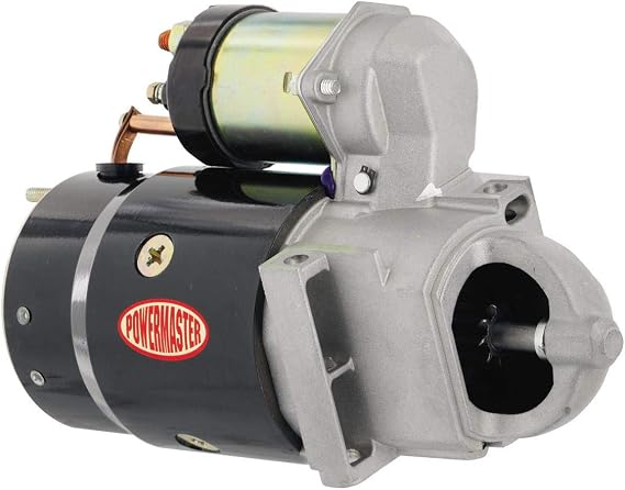 Powermaster Starter, Original Look Hi-Torque Retro, Direct Drive, Black, 168 Tooth Flywheel