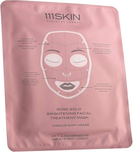 111SKIN Rose Gold Brightening Facial Treatment Mask - 1 Mask 30ml/ 1.01fl.oz
