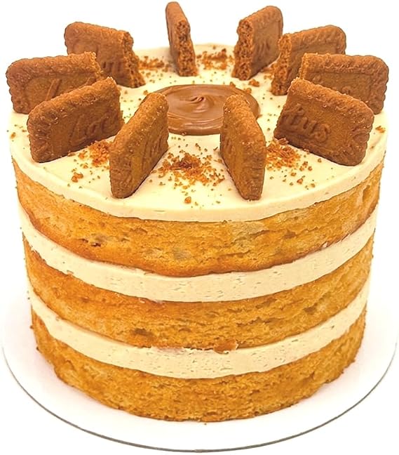 Vegan Biscoff Bento Cake - 5inch | Serves 4-6 Portions | Biscoff & Vegan Buttercream Cake | Handcrafted By Our Expert Bakers
