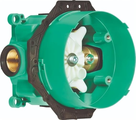 hansgrohe iBox Shower Rough Required for Shower Faucet Valve Trim Installation, Authentic Rough, iBox Universal Plus with Service Stops, 34"