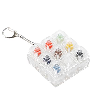 9 Key Switch Tester, Portable MX Tester for Kailh Box Navy Jade Switches, Mechanical Keyboard Repair Tool