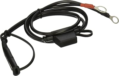BatteryMINDer RTA-2415 Ring Terminal Assembly Quick ConnectDisconnect 18 Gauge Wire 15 Amp in-Line Blade Fuse 24 Inches