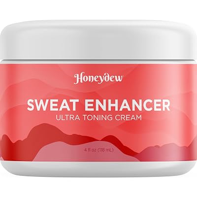 Hot Sweat Cream Workout Enhancer - Invigorating Hot Cream for Cellulite & Body Sculpting to Maximize Workouts - Moisturizing Sweat Enhancer Thigh Bum and Belly Firming and Tightening Cream 4 Fl Oz