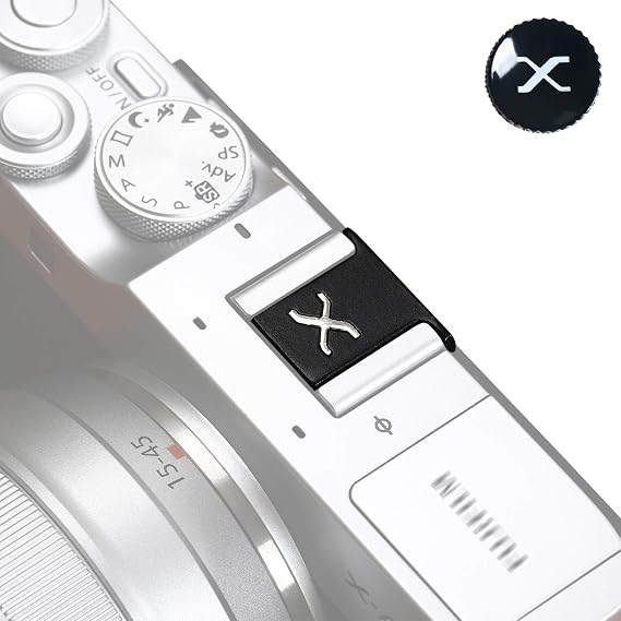 VKO Camera Hot Shoe Cover Soft Release Button Kit Compatible with Fuji
