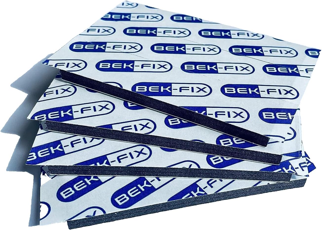 BEK-FIX® 12 Number Plate Double Sided Foam Adhesive Fixing Pads Sticky Pads 6mm Oversized