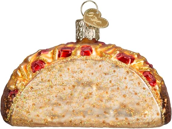 Old World Christmas Ornaments: Taco Glass Blown Ornaments for Christmas Tree (32084)