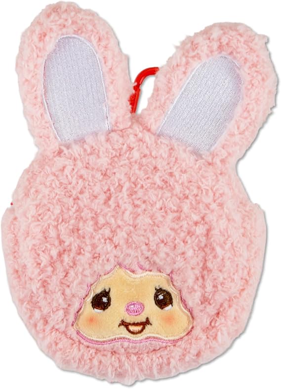 Sonix x Monchhichi Plush Earbud Pouch | Tech Keychain Bag Charm, Fuzzy Plush Character Coin Purse for Small Accessories, Earbuds | Chimutan