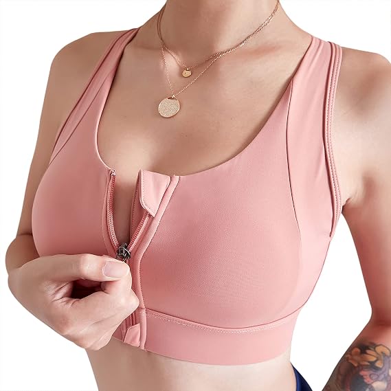 Women's Strappy Sports Bra Medium Impact Workout Longline Running Crossback Yoga Tops