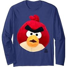 Angry Birds Red Plush Long Sleeve T-Shirt