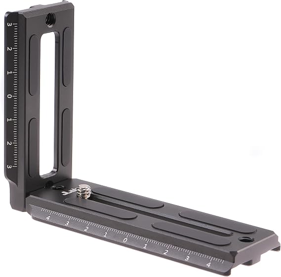 Fotga L-Shape Bracket Vertical Camera Quick Release Mount Plate for DJI Ronin RSC 2 RS2 RS3 RS4 Pro & Mini RS3Pro RS4Pro RS4Mini Stabilizer Gimbal Compatible with Arca Swiss Tripod Mount
