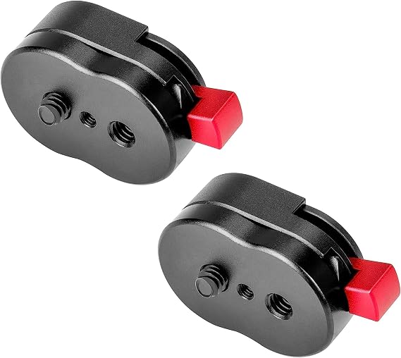 Koolehaoda 2Pcs Quick Release Plate Lock System with 1/4" Screw
