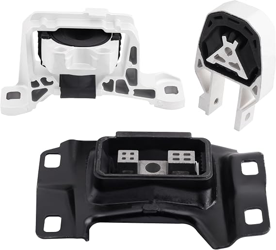 Engine Motor and Transmission Mount Kit Compatible with 2012 - 2018 Focus | 2.0L L4 Engine OE A5646 AV6Z6038A A5612 AV6Z6068A A5520 CV6Z6068A Set of 3