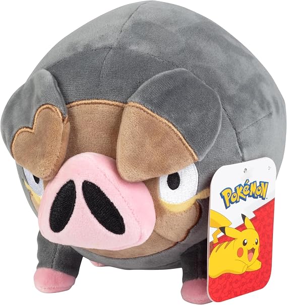 Pokemon Plush, 8-Inch Plush Toy - Super Soft, Authentic Details- Perfect for Playing, Displaying and Gifting - Gotta Catch Em All (Lechonk)